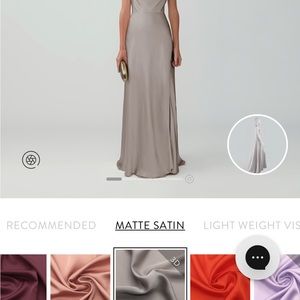 Fame and Partners Strappy Drapped Gown